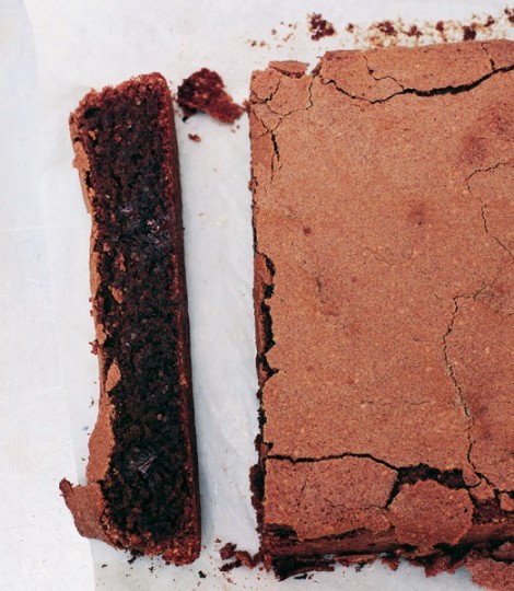 Gooey chocolate slice