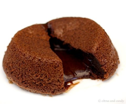 Gooey chocolate tortini
