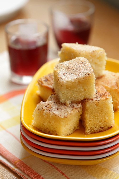 Gooey cinnamon squares