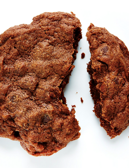 Gooey double chocolaty chocolate cookies