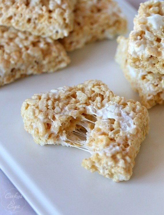 Gooey marshmallow Krispie treats