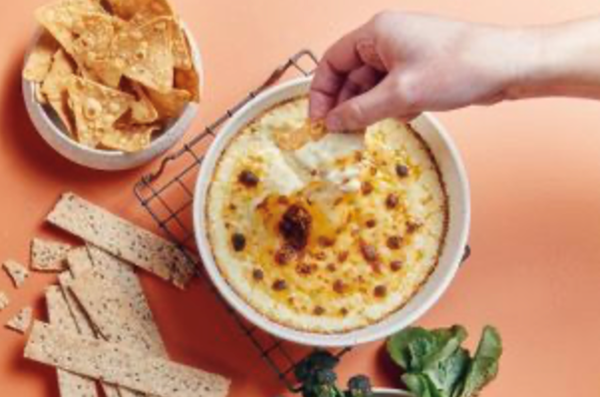 Gooey Mexican cheese and jalapeno dip