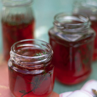Gooseberry and thyme jelly