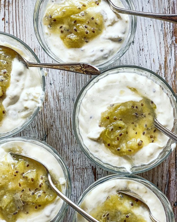 Gooseberry fool