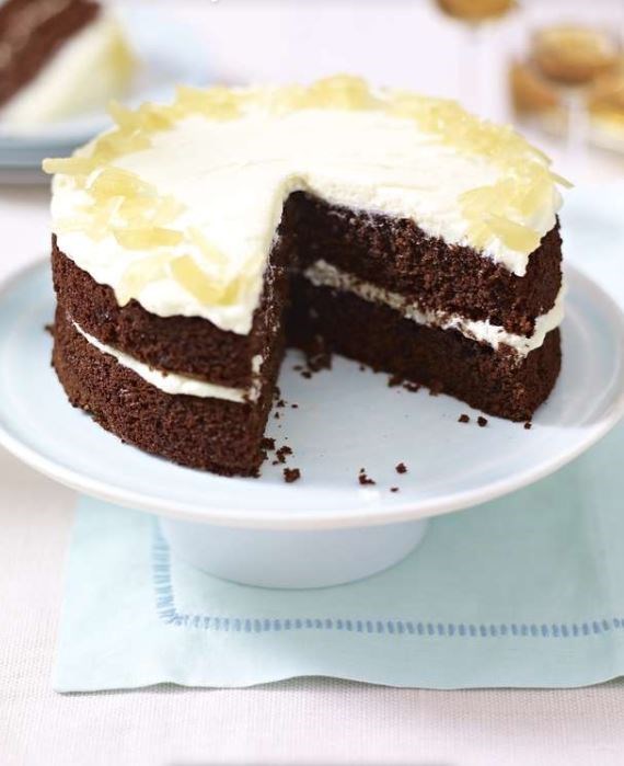 Gorgeous ginger and chocolate cake