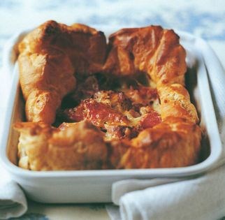 Gougère au jambon