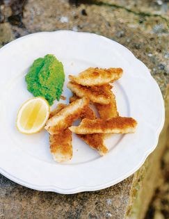 Goujons of sole, haddock or even pollack (if you must)