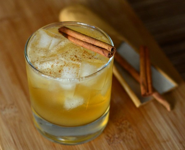 Gourd-geous pumpkin cider cocktail