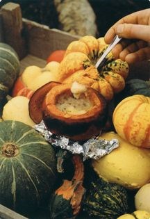 Gourd with cheese