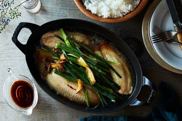 Grace's ginger scallion fish
