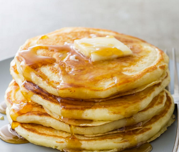 Graham buttermilk pancakes