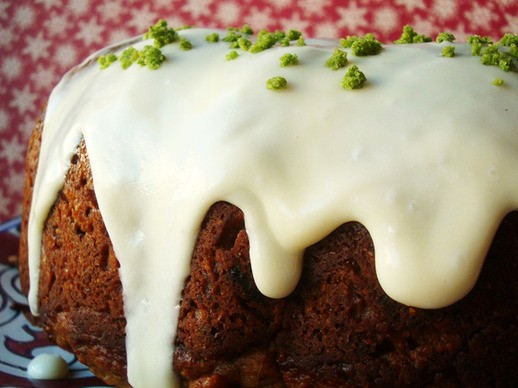 Graham cracker figgy pudding