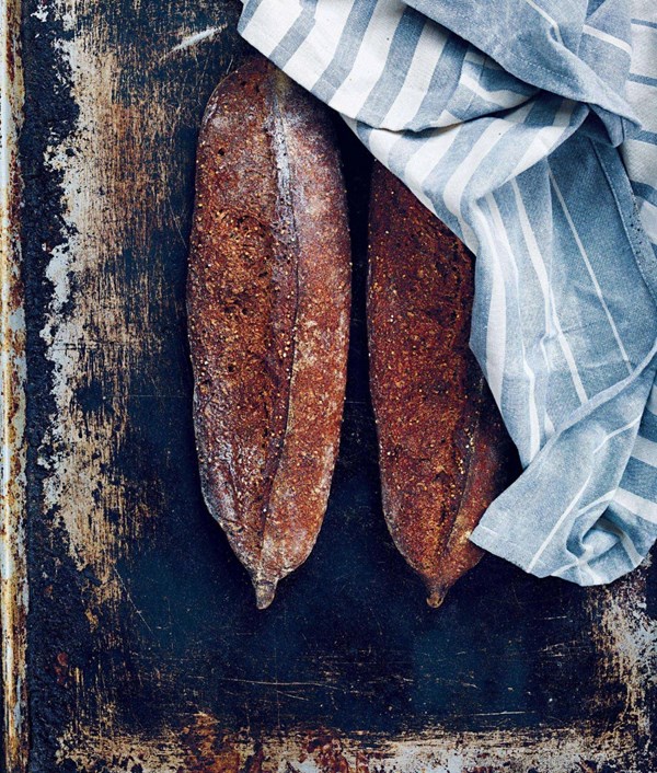 Grain and seeds bread