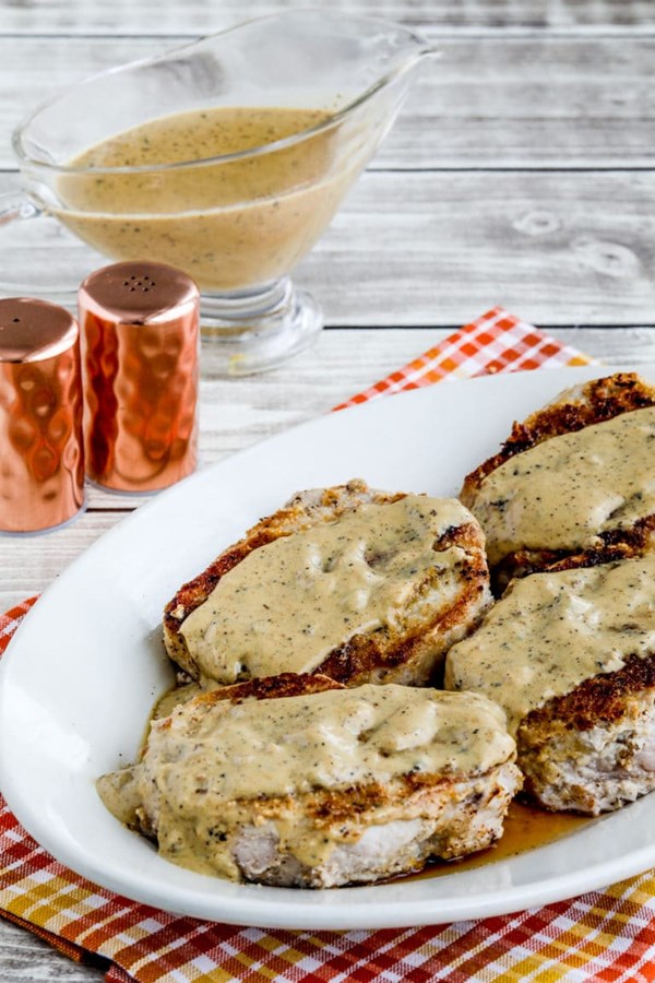 Grain-free breaded pork chops