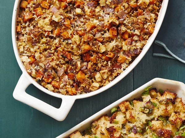 Grain stuffing with sausage