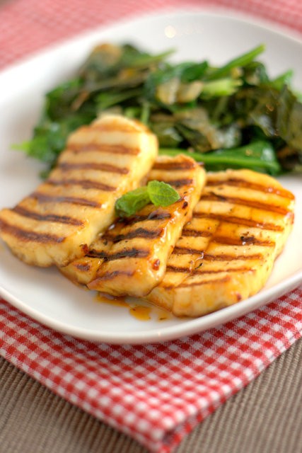 Gran luchito honey fried halloumi
