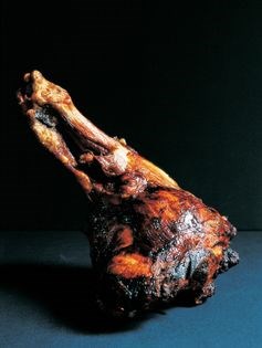 'Grand huntsman' roast venison (Gigue de chevreuil grand veneur)
