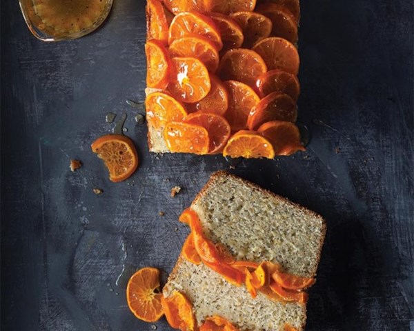 Grand Marnier poppy seed cake [candied oranges]