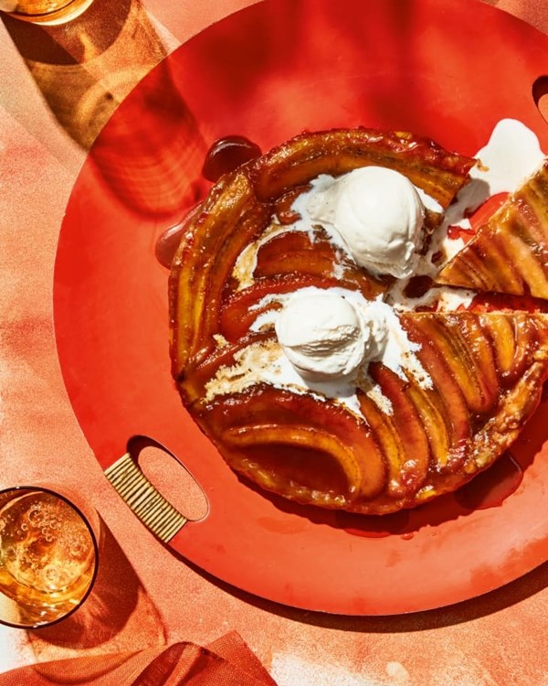 Grandbaby Cakes' banana tarte Tatin