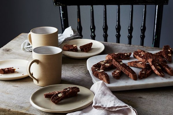 Grandma Batali's chocolate biscotti