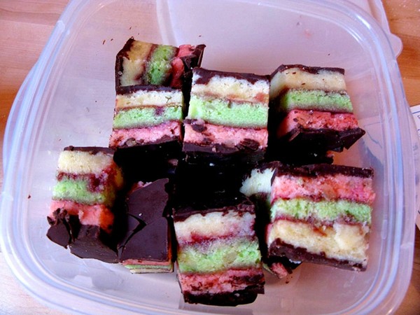 Grandma D's three color cookies