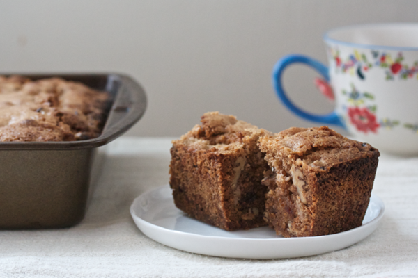 Grandma Esther’s oil cake with apricots & pecans
