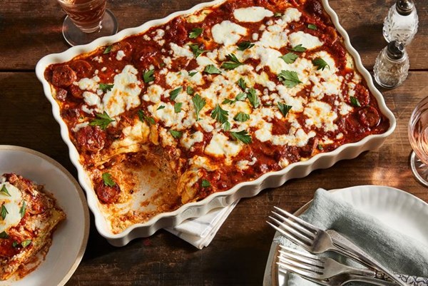 Grandma Jo's crepe lasagna 