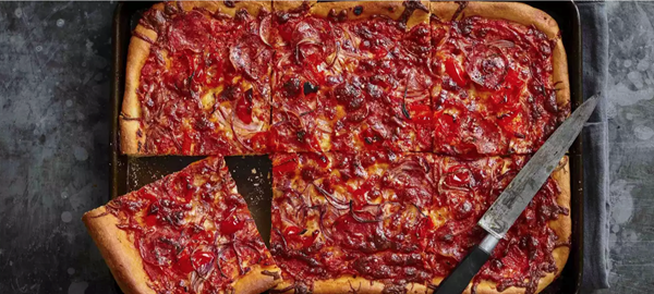 Grandma pizza pie