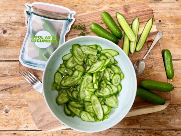 Grandma Sylvia’s cucumber salad