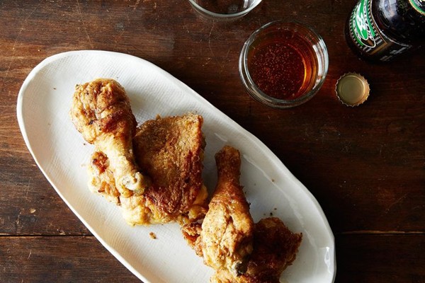 Grandma Virginia's oven-fried chicken