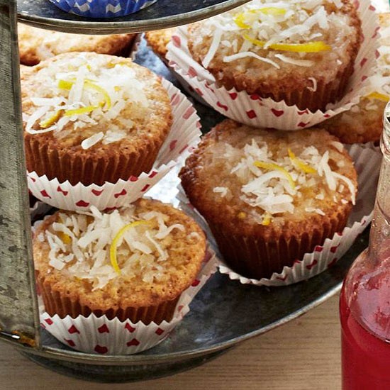 Grandma Yearwood's coconut cupcakes with coconut lemon glaze