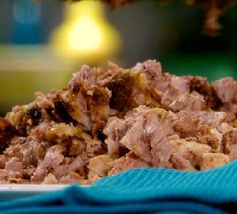 Grandma's chopped BBQ with two family sauces