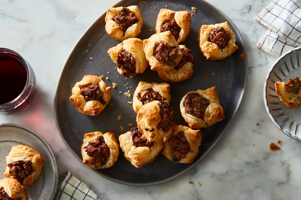 Grandma's mushroom puffs