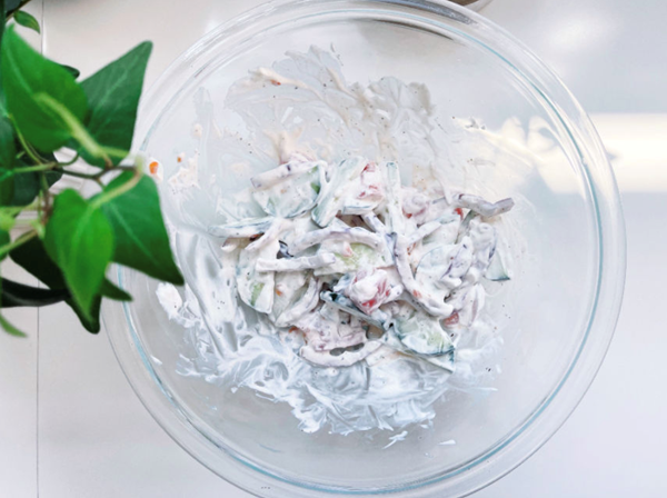 Grandma's sour cream salad