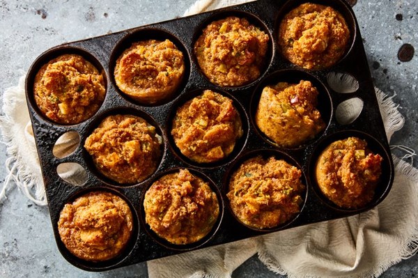 Grandma’s stuffing muffins