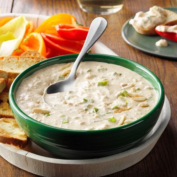 Grandmother's hot deviled Dungeness crab dip