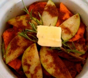 Granny apple sweet potatoes