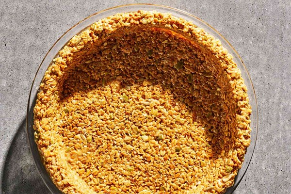 Granola and marshmallow crust