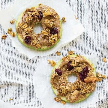 Granola apple stacks