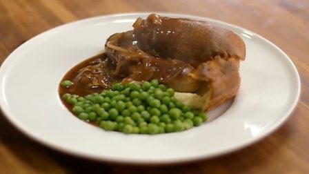 Gran's toad in-in-the-hole with my mum's onion gravy