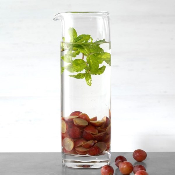 Grape & mint infused water