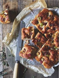 Grape & thyme focaccia