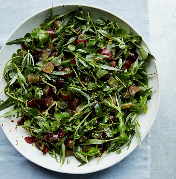 Grape and tarragon salad