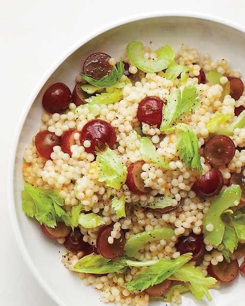 Grape, celery, and couscous salad