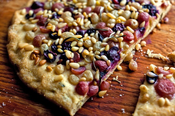 Grape focaccia