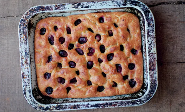 Grape focaccia