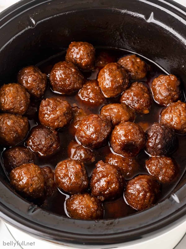 Grape jelly meatballs
