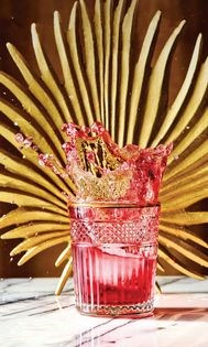 Grape juice cocktail