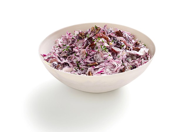 Grape-pecan slaw