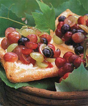 Grape tart